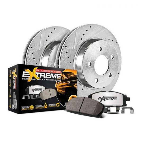 Power Stop, Rear Z36 Extreme Performance Truck & Tow Brake Kit, for 18-23 Jeep Wrangler JL Sahara & Rubicon