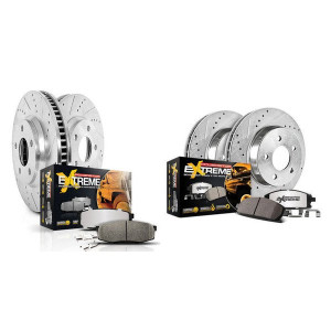 Power Stop, Front & Rear Z36 Extreme Performance Truck & Tow Brake Kit, for 18-23 Jeep Wrangler JL Sahara & Rubicon