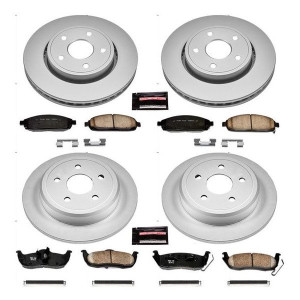 Power Stop, Front & Rear Z17 Evolution Geomet Coated Brake Kit, for 06-10 Jeep Commander XK & 05-10 Jeep Grand Cherokee WK