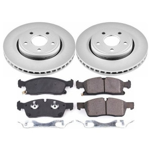 Power Stop, Front Z17 Evolution Geomet Coated Brake Kit, For 17-18 Jeep Grand Cherokee WK