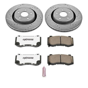 Power Stop, Front Z26 Street Warrior Performance Brake Kit, for 06-10 Jeep Grand Cherokee WK