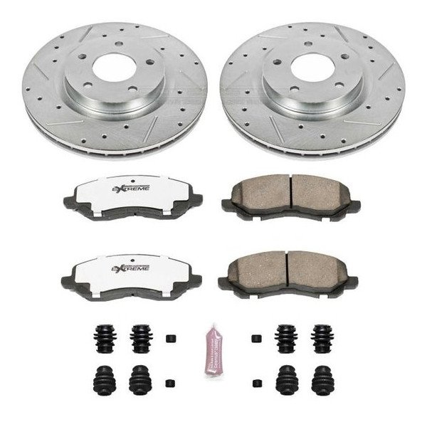 Power Stop, Front Z26 Street Warrior Performance Brake Kit, for 07-17 Jeep Compass & Patriot MK
