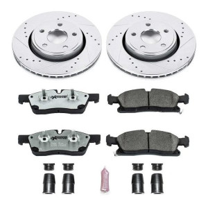 Power Stop, Front Z26 Street Warrior Performance Brake Kit, for 11-16 Grand Cherokee WK