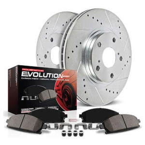 Power Stop, Front Z23 Evolution Sport Performance 1-Click Brake Kit, for 18-23 Jeep Wrangler JL Sport & Sport S