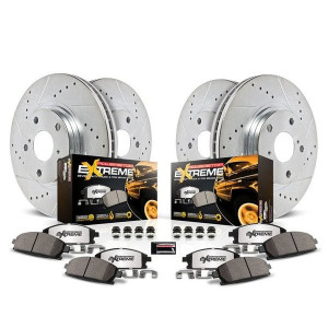 Power Stop, Front & Rear Z36 Extreme Performance Truck & Tow Brake Kit, for 01-06 Jeep Wrangler TJ