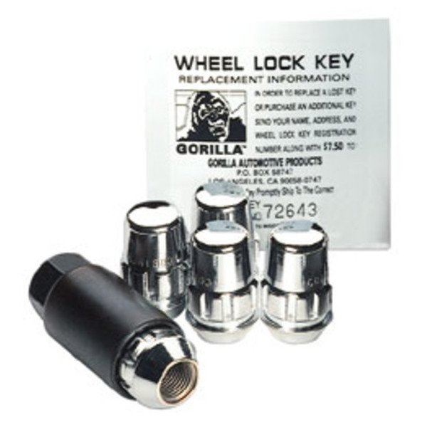 Security Wheel Locks in Chrome