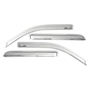 AVS, Window Deflector Ventvisor Stick-On 4pc. Set in Chrome, for 11-21 Jeep Grand Cherokee WK AVS, Window Deflector Ventvisor Stick-On 4pc. Set in Chrome, for 11-21 Jeep Grand Cherokee WK