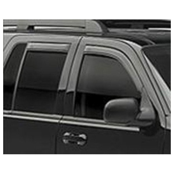 AVS, In Channel Ventvisor in Smoke (4 Piece), for 05-10 Jeep Grand Cherokee WK
