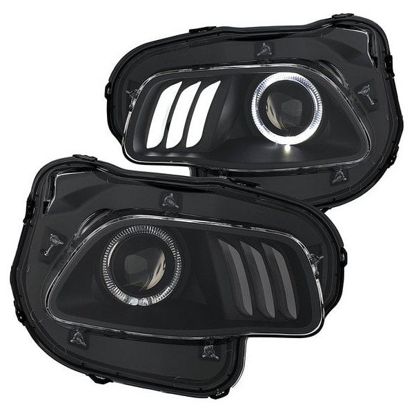 Anzo USA, Projector Headlight with LED Halo, in Chrome for 14-18 Jeep Cherokee KL Anzo USA, Projector Headlight with LED Halo, in Chrome for 14-18 Jeep Cherokee KL