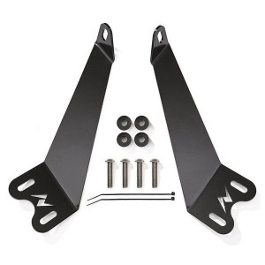 Anzo USA, LED Light Bar Hood Mounting Bracket Kit, for 07-18 Jeep Wrangler JK with a 12" LED Light Bar