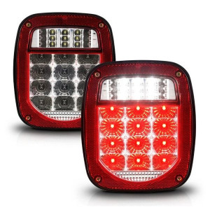 Anzo USA, LED Tail Light Kit, for 76-06 Jeep CJ, Wrangler YJ & TJ