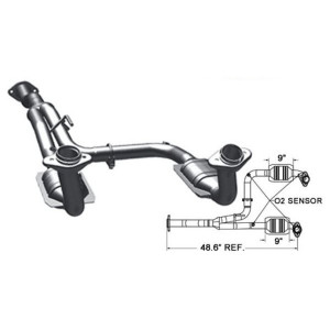 Magnaflow, OE Grade Front Y-Pipe, for 05-07 Jeep Liberty KJ 2WD with 3.7L