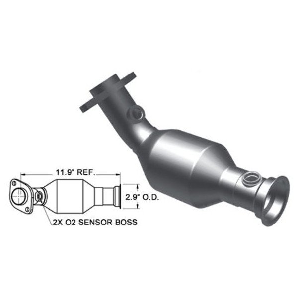 Magnaflow, OE Grade Front Driver Side Catalytic Converter, for 02-03 Jeep Liberty KJ with 3.7L