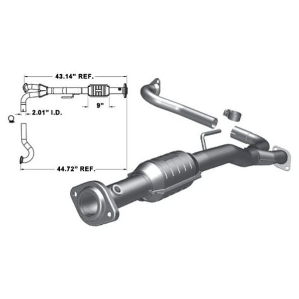 Magnaflow, 49 State Direct Fit Rear Catalytic Converter, for 02-03 Jeep Liberty KJ with 3.7L Magnaflow, 49 State Direct Fit Rear Catalytic Converter, for 02-03 Jeep Liberty KJ with 3.7L