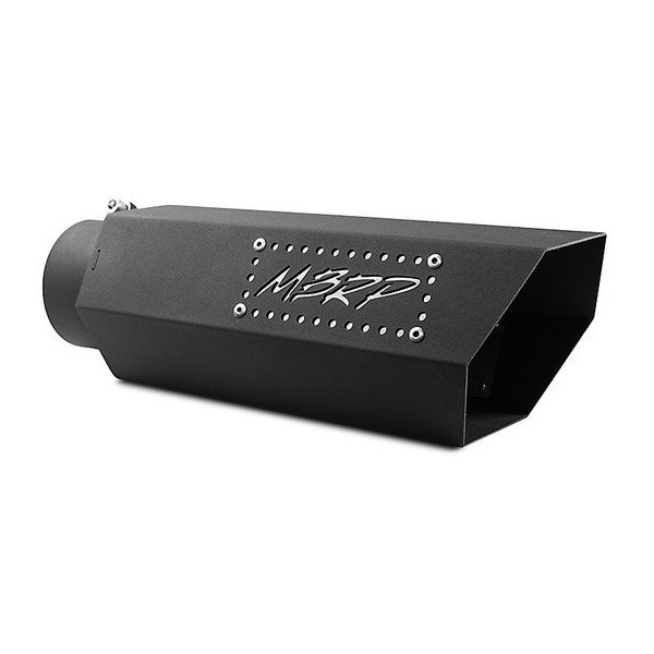 MBRP, Universal Hexagon Exhaust Tips, With Logo Plate, with 4" Inner Diameter & 5" Outlet Diameter