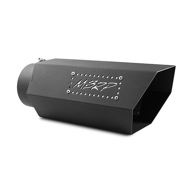 MBRP, Universal Hexagon Exhaust Tips, With Logo Plate, with 5" Inner Diameter & 6" Outlet Diameter