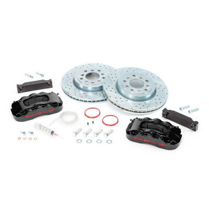 Baer, 13.5" Front Pro Brake System, Black, for 07-18 Jeep Wrangler JK