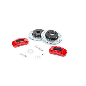 Baer, Pro+ Rear Brake System, Red, for 07-18 Jeep Wrangler JK