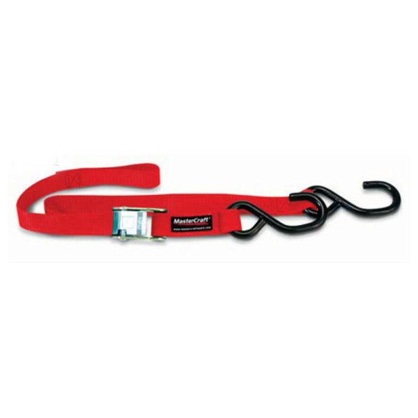 MasterCraft, 1"x6' Strap, with Soft Loop & Cam Buckles in Red