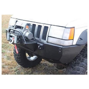 Rock Hard 4X4, Front Bumper Winch Plate, for 84-01 Jeep Cherokee XJ