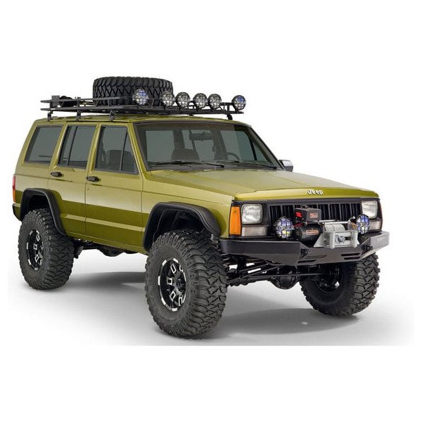 Bushwacker, Flat Style Flares, for 84-01 Jeep Cherokee XJ