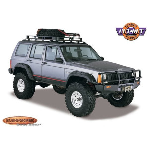 Bushwacker, Cut-Out Fender Flares, for 84-01 Jeep Cherokee XJ 4 Door