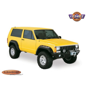 Bushwacker, Cut-Out Fender Flares, for 84-96 Jeep Cherokee XJ 2 Door & 84-92 Jeep Comanche MJ Pickup Bushwacker, Cut-Out Fender Flares, for 84-96 Jeep Cherokee XJ 2 Door & 84-92 Jeep Comanche MJ Pickup
