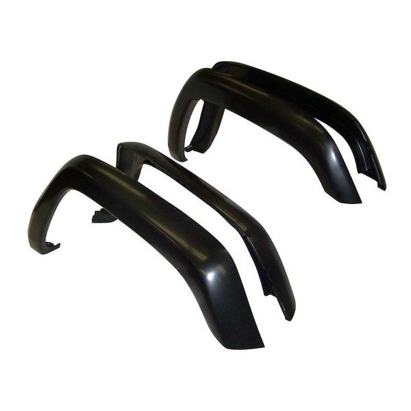 Crown Automotive, Fender Flare Kit, for 97-01 Jeep Cherokee XJ in Gloss Black