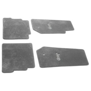 Lloyd Mats, 4-Piece Floor Mats in Gray with Silver Logo, for 05-08 Jeep Grand Cherokee WK Lloyd Mats, 4-Piece Floor Mats in Gray with Silver Logo, for 05-08 Jeep Grand Cherokee WK