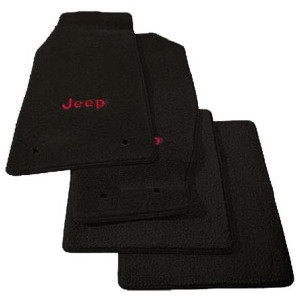 Lloyd Mats, Lloyd 4-Piece Floor Mats, Black, for 84-99 Jeep Cherokee XJ