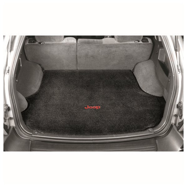 Lloyd Mats, Cargo Mat with Jeep Logo, Black w/ Red Logo, for 84-01 Jeep Cherokee XJ Lloyd Mats, Cargo Mat with Jeep Logo, Black w/ Red Logo, for 84-01 Jeep Cherokee XJ