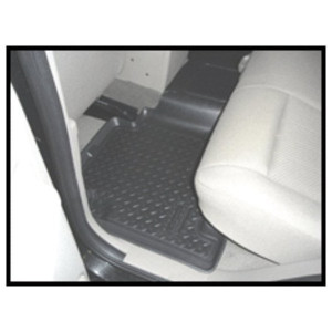 Husky Liners, Molded 2nd Seat Floor Liners, Black, for 05-10 Jeep Grand Cherokee WK