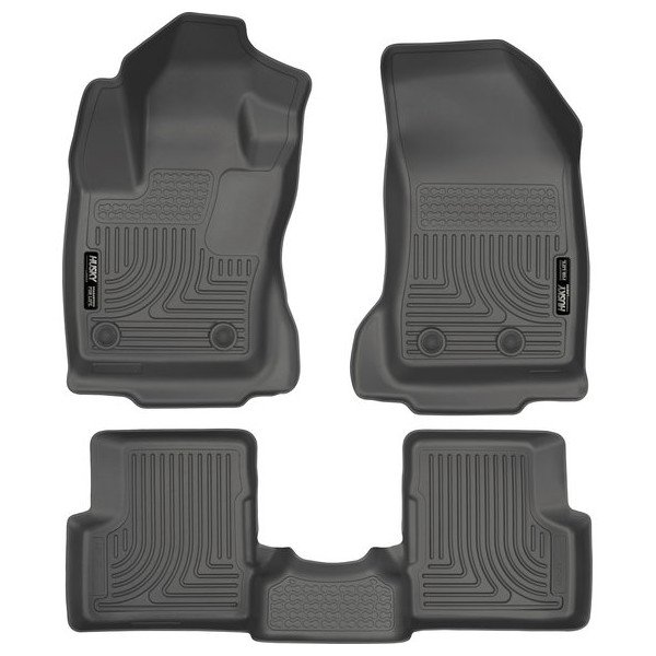 Husky Liners, WeatherBeater Front & Rear Liners in Black, for 15-20 Jeep Renegade