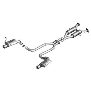 Borla, T-304 Stainless Steel Cat-Back System, for 11-17 Jeep Grand Cherokee WK2 with 5.7L V8 Engine Borla, T-304 Stainless Steel Cat-Back System, for 11-17 Jeep Grand Cherokee WK2 with 5.7L V8 Engine