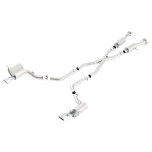 Borla, S-Type Cat-Back Exhaust, for 15-17 Jeep Grand Cherokee WK2 SRT with 6.4L Borla, S-Type Cat-Back Exhaust, for 15-17 Jeep Grand Cherokee WK2 SRT with 6.4L