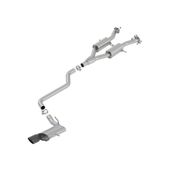 S-Type Cat-Back Exhaust w/ Black Chrome Tip S-Type Cat-Back Exhaust w/ Black Chrome Tip