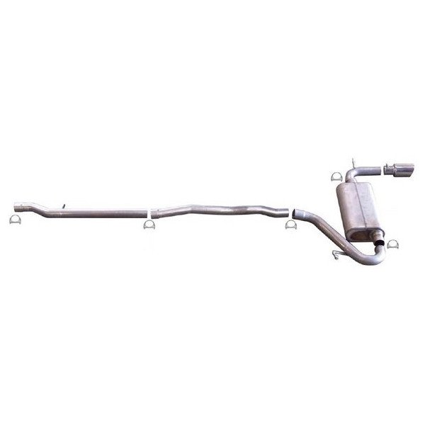 Gibson, Stainless Steel Cat-Back System, for 2007 Jeep Patriot (MK) 2WD/4WD with 2.4L I-4 Engine Gibson, Stainless Steel Cat-Back System, for 2007 Jeep Patriot (MK) 2WD/4WD with 2.4L I-4 Engine