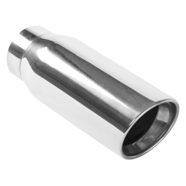 Magnaflow, 4.5" Weld On Exhaust Tip, with Rolled Edge and 3.5" Inlet in Polished Stainless Steel