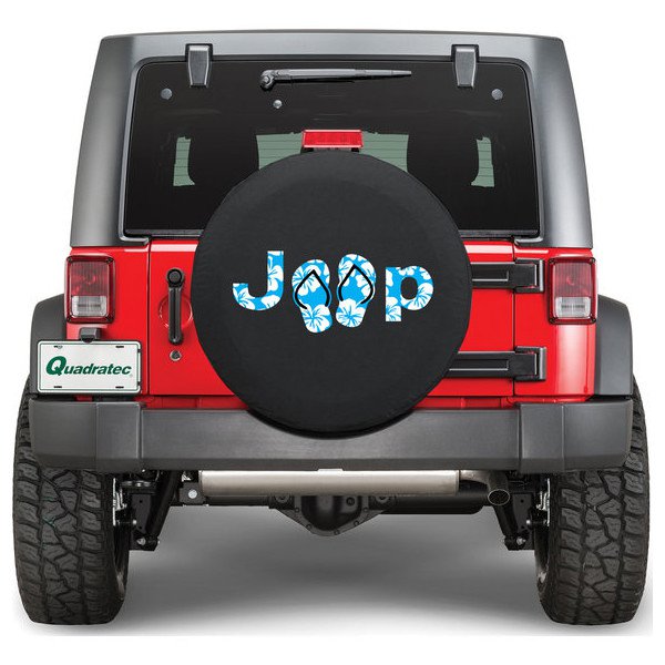 Jeep Aloha Sandals Tire Cover, 29X8 Fits CJ, YJ, & TJ Factory Spare Tires