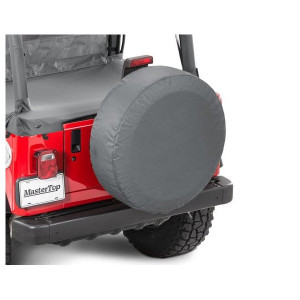 Tire Cover, 28in - Black Denim Tire Cover, 28in - Black Denim