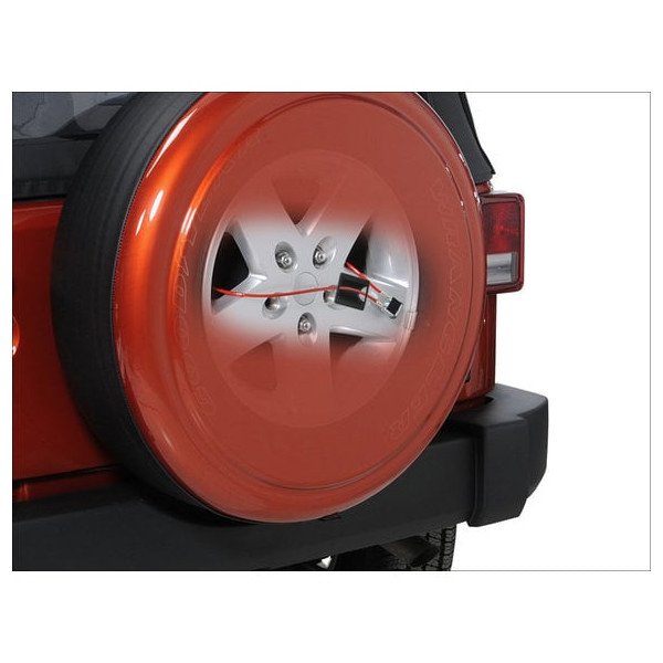 Boomerang Enterprises, Cable Lock, for 07-18 Jeep Wrangler JK with Rigid Tire Covers