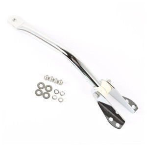 Rugged Ridge, Chrome Mirror Arm and Bracket, Driver Side for 55-86 Jeep CJ Series