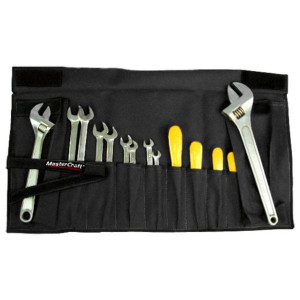 MasterCraft, Two-Pocket Wrench Roll-Up, Universal