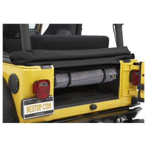 Bestop, HOSS Window Storage Duffle in Charcoal For and Factory Zip Out Vinyl Windows, Universal