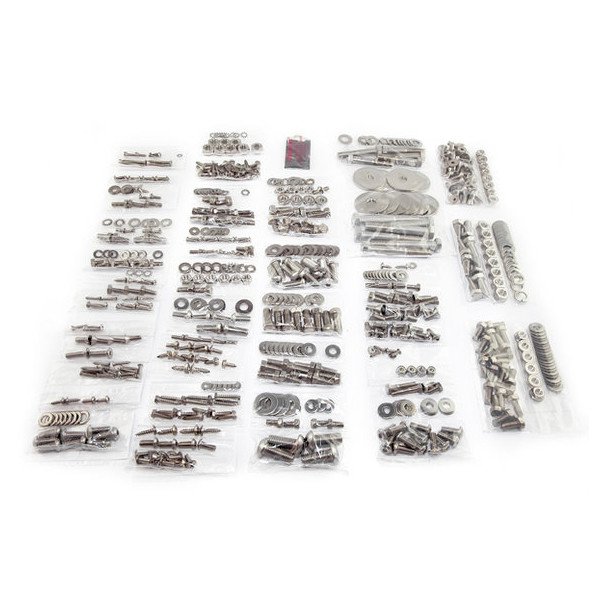 OMIX, Body Fastener Kit with Soft Top Fasteners, for 87-95 Jeep Wrangler YJ (703 Pieces)