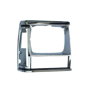 OMIX, Headlight Bezel, in Chrome for Passenger Side on 84-90 Jeep Cherokee XJ