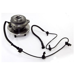 OMIX, Drivers Side Hub & Bearing Assembly, for 02-07 Jeep Liberty KJ with 4 Wheel Disc Brakes & ABS
