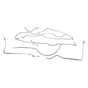 OMIX, Stainless Steel Brake Line Set, for 77-80 Jeep CJ-5 with Disc Brakes