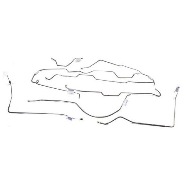 OMIX, Stainless Steel Brake Line Set, for 77-80 Jeep CJ-5 with Disc Brakes