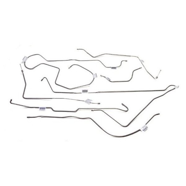 OMIX, Stainless Steel Brake Line Set, for 81-83 Jeep CJ-5 with Disc Brakes